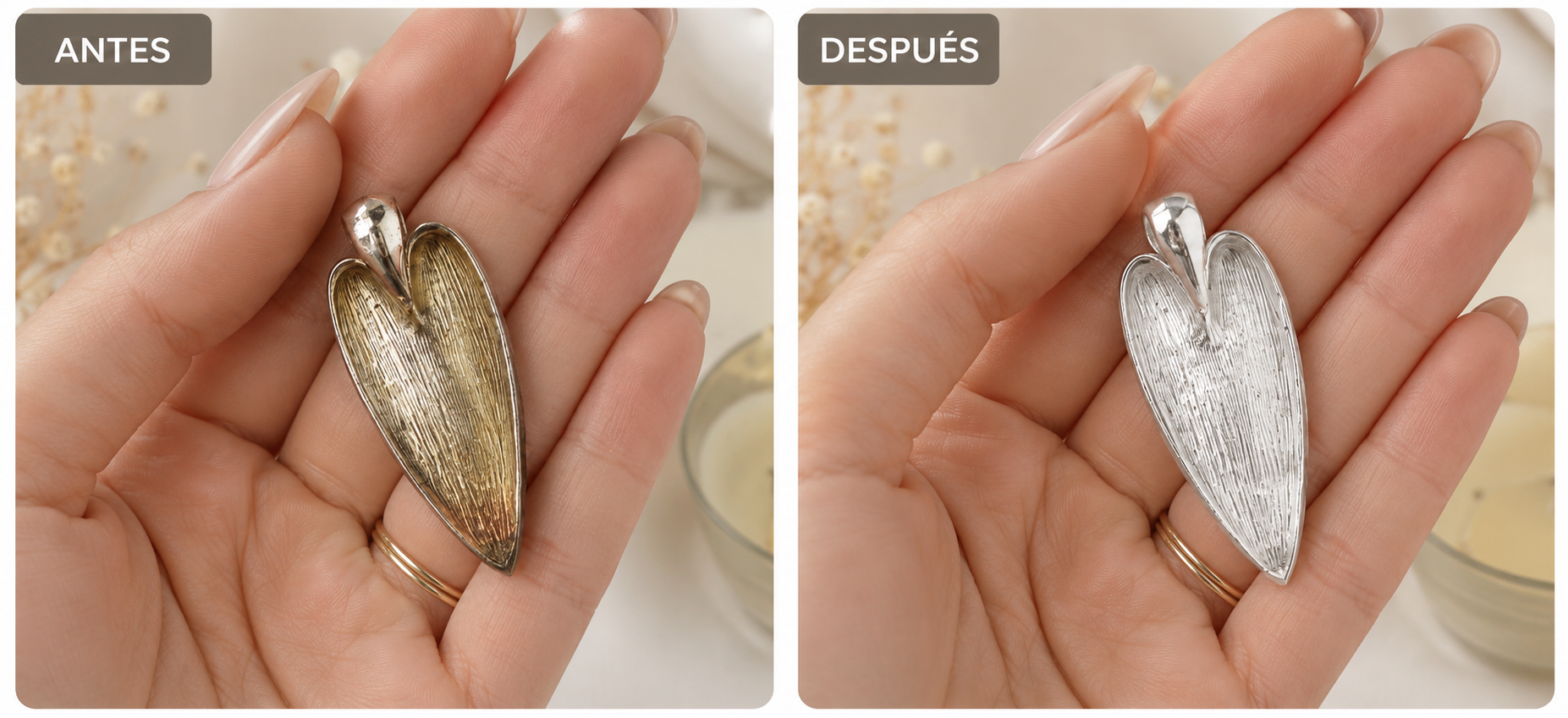 limpiar plata fácilmente sin químicos